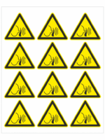 Nebezpečný náhlý hlasitý zvuk ISO 7010 - Obrázek 2