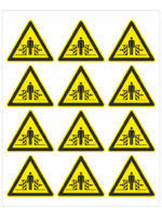 Nebezpečí rozdrcení  ISO 7010 - Obrázek 2