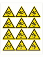 Nebezpečí vtažení ruky ISO 7010 - Obrázek 2
