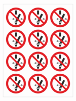 Zákaz přepínání spínače ISO 7010 - Obrázek 2