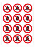 Zákaz velké zátěže ISO 7010 - Obrázek 2