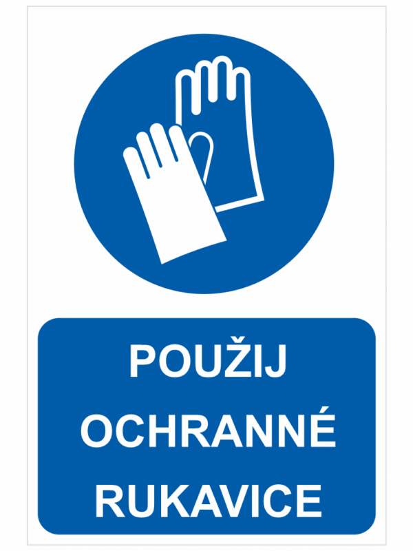Použij ochranné rukavice ISO 7010