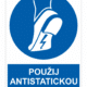 Použij antistatickou obuv ISO 7010