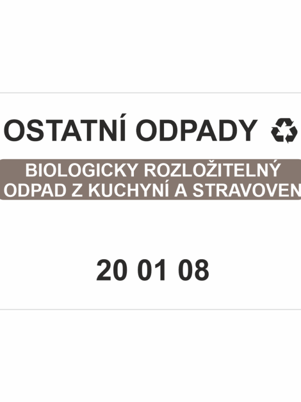 Ostatní odpady 200108 - Biologicky rozložitelný .....