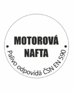 Označení paliv Motorová nafta