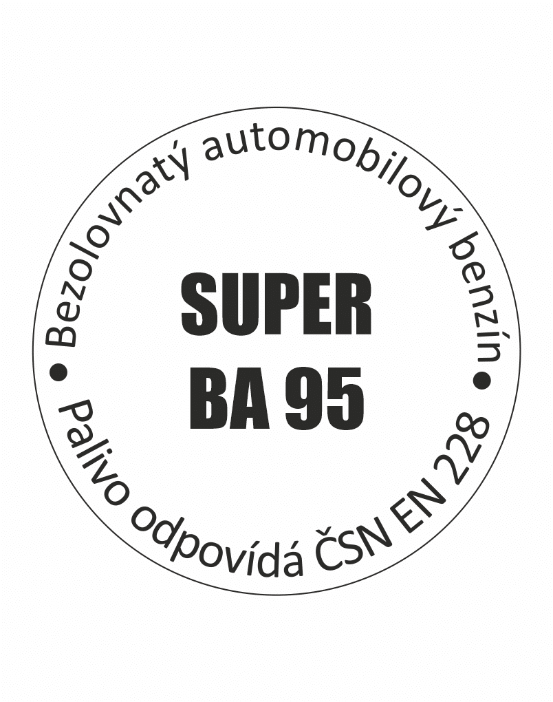 palivo 311922 Označení paliv SUPER BA 95 - Obrázek 1