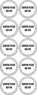 Označení paliv SUPER PLUS BA 98 - Obrázek 2
