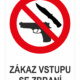 Zákaz vstupu se zbraní