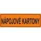 Nápojové kartony - text bez symbolu