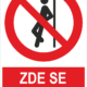 Zde se neopírat ISO 7010