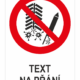 ZÁKAZ ODPALOVÁNÍ ZÁBAVNÍ PYROTECHNIKY - Váš text