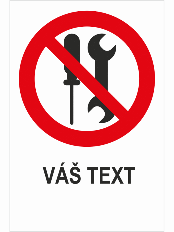 Nesmie byť udržovaná užívateľom – Váš text