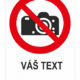 Nefotografovať - Váš text