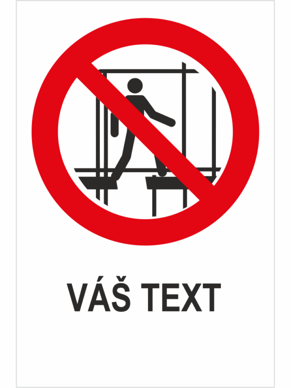 Nepoužívajte neúplné lešenie - Váš text