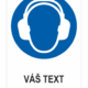 Nosiť ochranu sluchu – Váš text