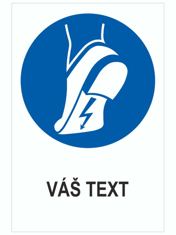 Nosiť antistatickú obuv – Váš text