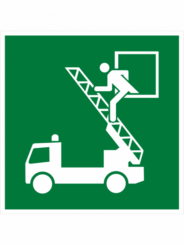 ZÁCHRANNÉ OKNO ISO 7010