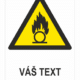 Oxidujúca látka ISO 7010 – Váš text