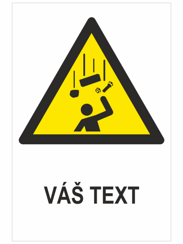 Padajúce predmety ISO 7010 – Váš text