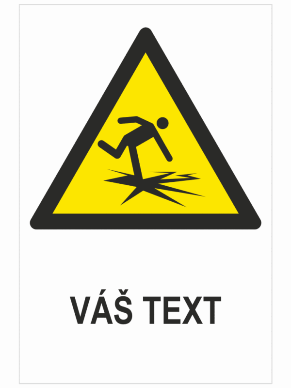 Tenký ľad ISO 7010 – Váš text