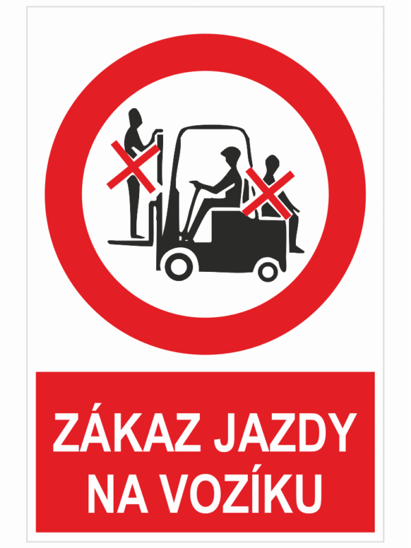 Zákaz jazdy na vozíku