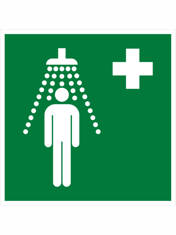 Bezpečnostná sprcha ISO 7010