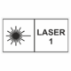 Výstražná tabulka Laser 1