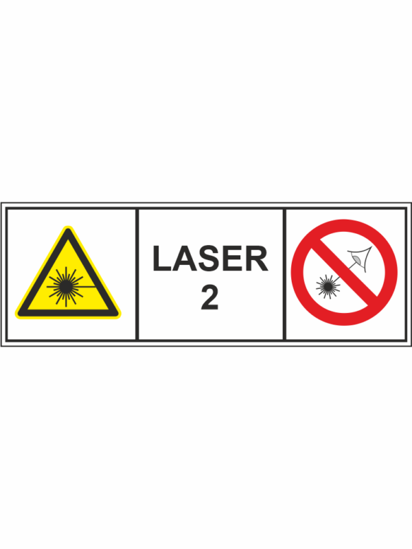Tabulka POZOR Laser 2