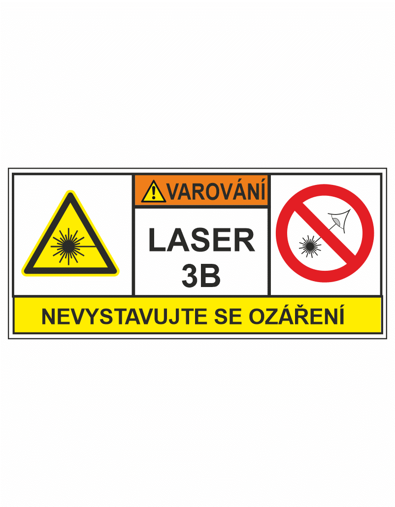 205105 VAROVÁNÍ Laser 3B - Obrázek 1