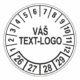 Kontrolní štítek 26-29  Váš text/logo