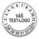 Kontrolní štítek 28-33 Váš text/logo