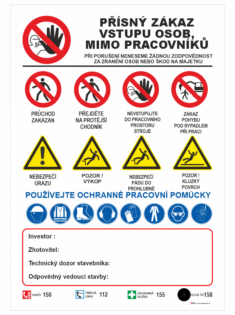 299001 Prísny zákaz vstupu osôb ……. – Obrázok 1