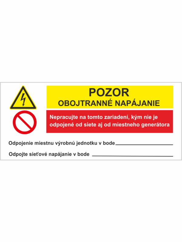 FVE obojstranné napájanie
