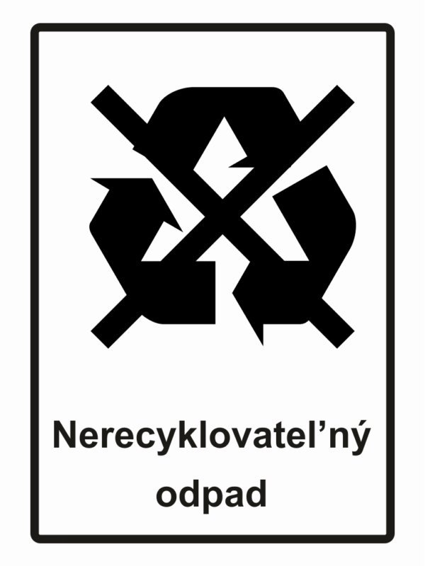 Nerecyklovateľný odpad