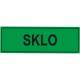 Sklo – text bez symbolu