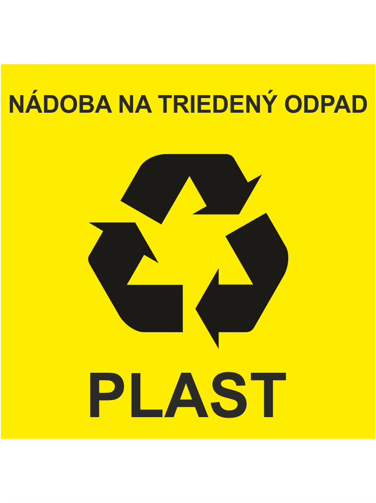 sk454001 Nádoba na triedený odpad – plast – Obrázok 1
