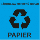 Nádoba na triedený odpad – papier