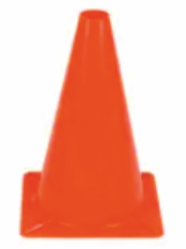 Lehký dopravní kužel 50 cm - ČERVENÝ