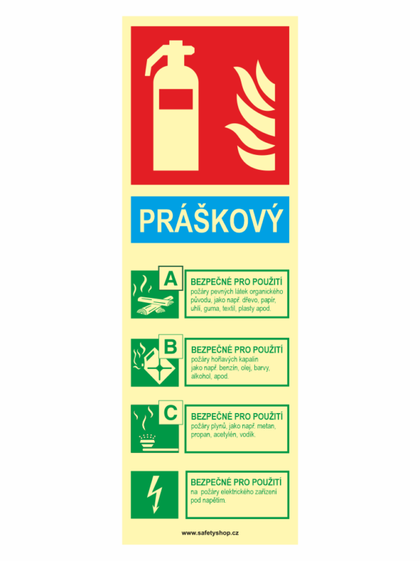 FTL - Hasicí přístroj práškový