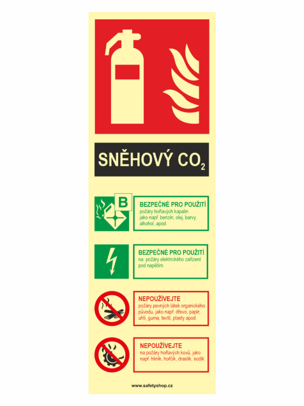 FTL - Hasicí přístroj sněhový CO2