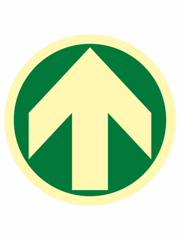 Ftl podlahová šipka - kruh