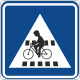 Podlahová značka PVC - PŘEJEZD PRO CYKLISTY
